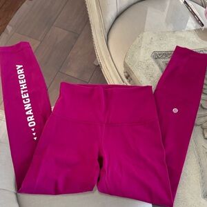Lululemon Athletica Vibrant Pink Leggings